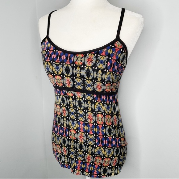 Patagonia Tops - Patagonia Geometric Print Shelf Bra Tank Top S